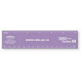 .020 Translucent Polypropylene Ruler (1.5" x 6.25") Square Corners, 1 Color